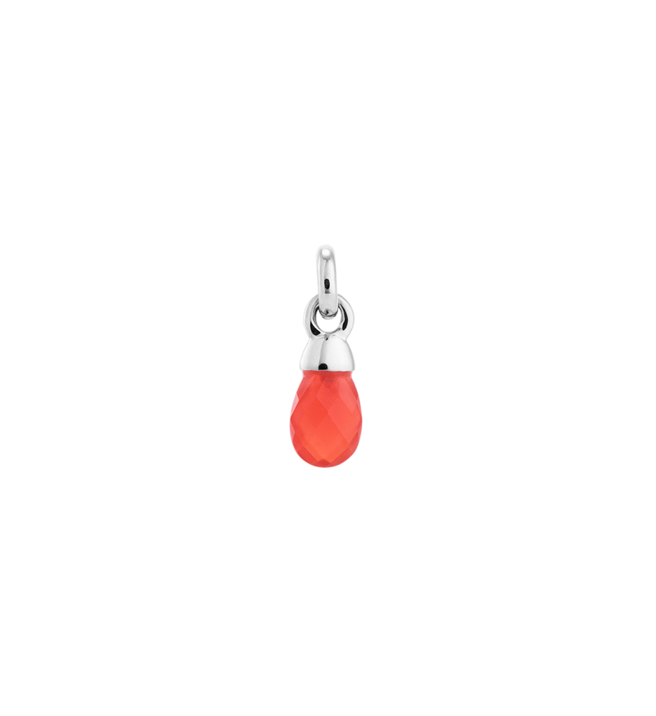 Red Agate Gemstone Charm