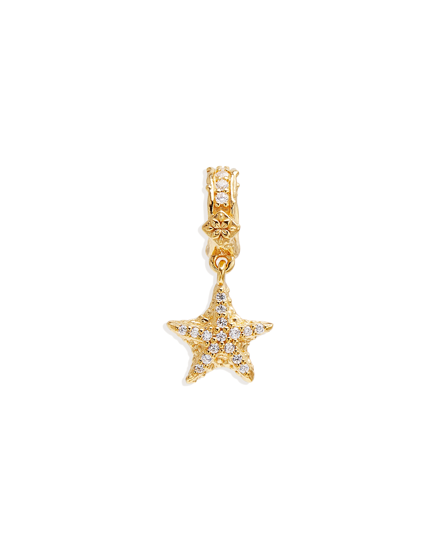 Gold By the Sea Starfish Pendant