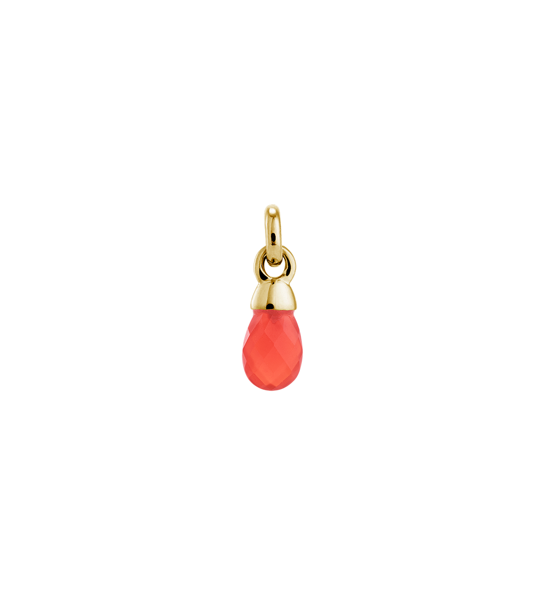 Red Agate Gemstone Charm