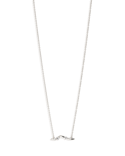 Silver Chasing Tides Necklace