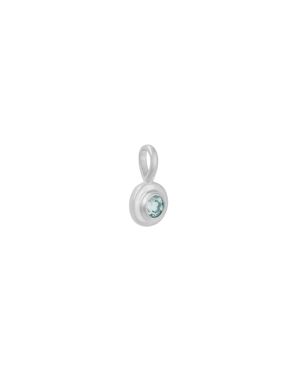 AQUAMARINE BIRTHSTONE (STERLING SILVER)