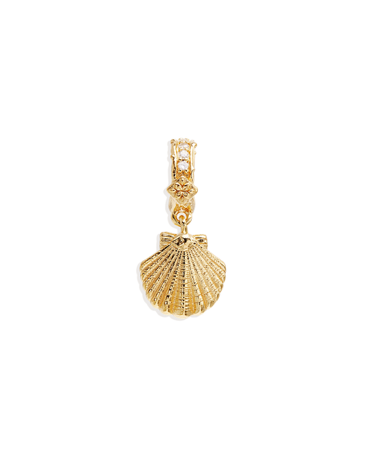 Gold By the Shore Shell Pendant