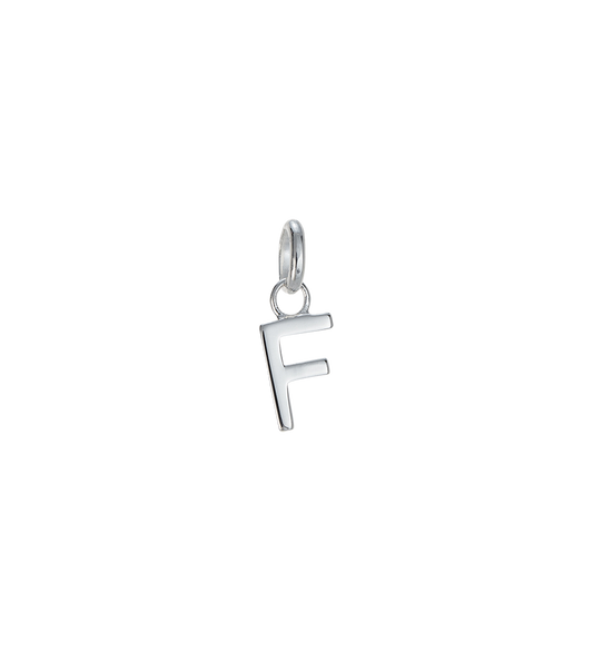 F - OUTLINE INITIAL (STERLING SILVER)