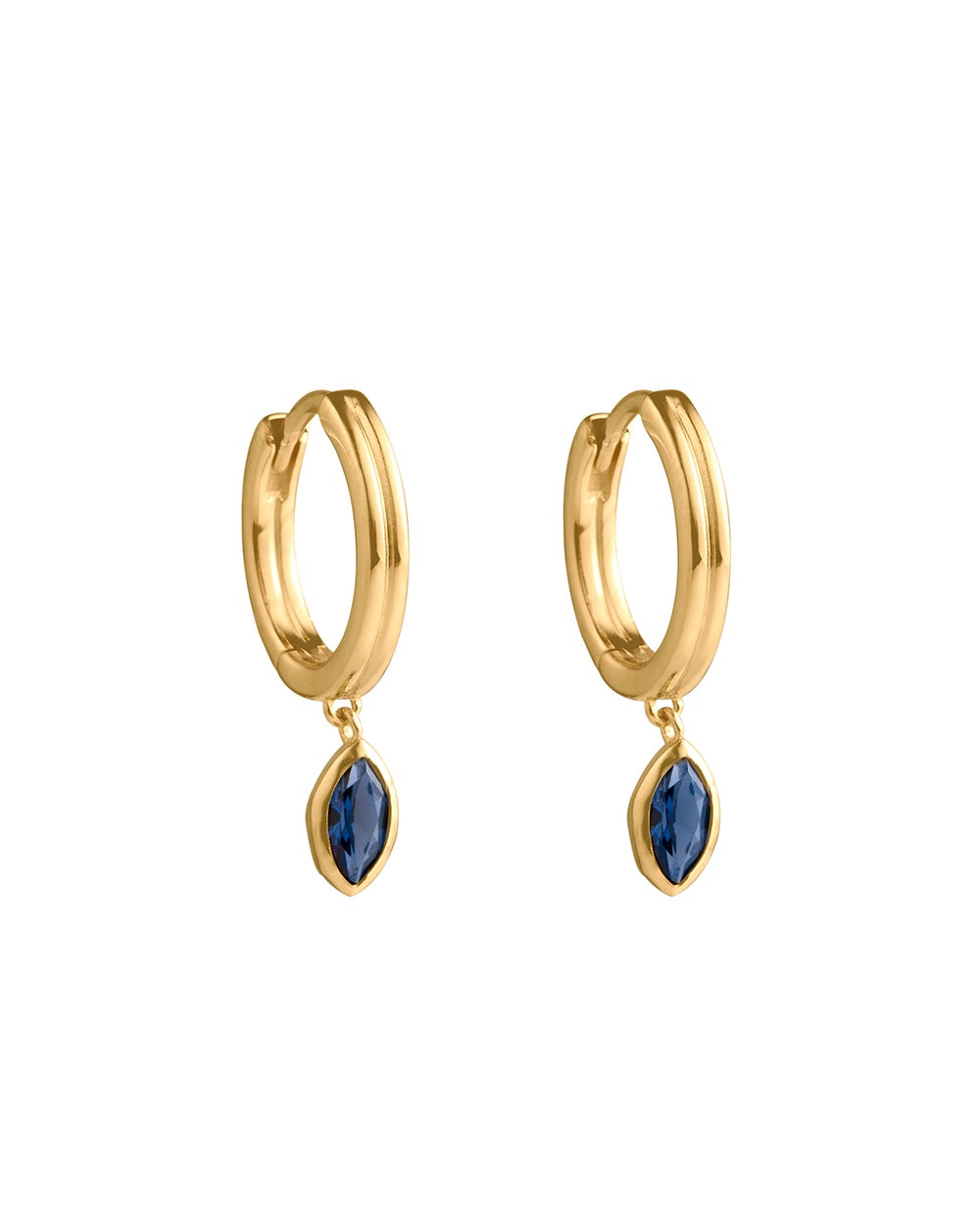 INK DROP HOOPS (18K GOLD PLATED) - SET