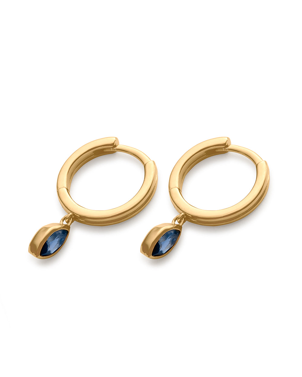 INK DROP HOOPS (18K GOLD PLATED) - SET