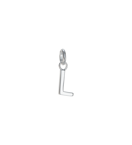 L - OUTLINE INITIAL (STERLING SILVER)