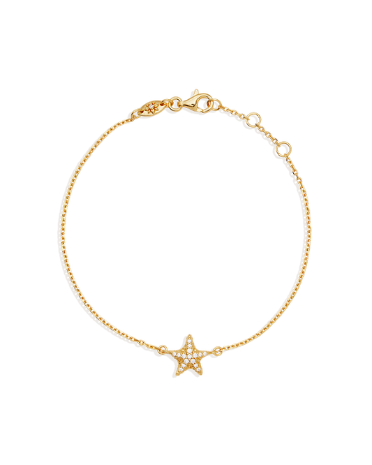 Gold By The Sea Starfish Bracelet