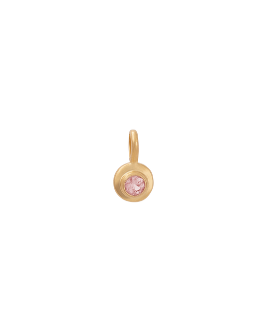 PINK TOURMALINE BIRTHSTONE (18K GOLD VERMEIL)