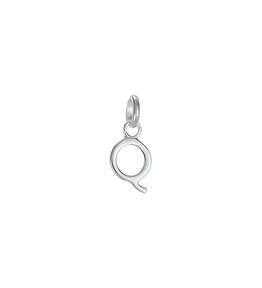 Q - OUTLINE INITIAL (STERLING SILVER)