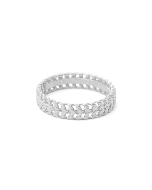 RELIC CHAIN RING (STERLING SILVER)