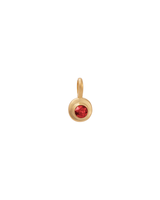 RUBY BIRTHSTONE (18K GOLD VERMEIL)