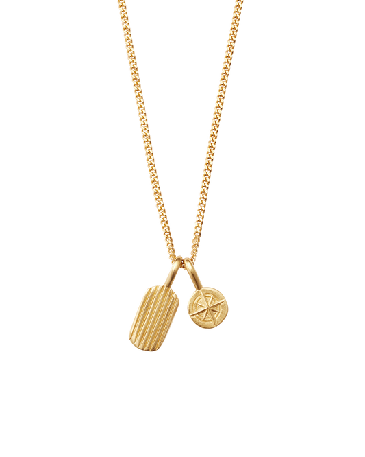 WANDER CLUSTER NECKLACE (18K GOLD VERMEIL)